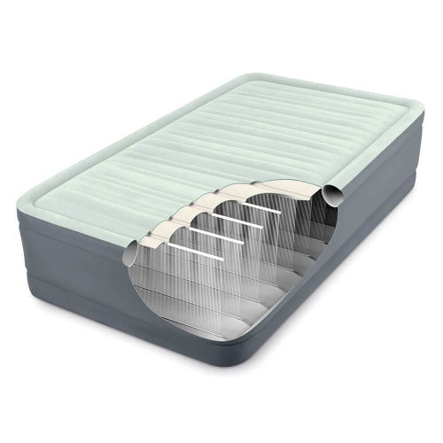 Надувная кровать PremAire I, 99х191х46 см, встроенный насос 220V (Intex 64902)