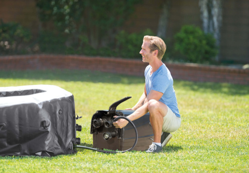 СПА-бассейн Intex Jet&Bubble Deluxe 168/218х71 см, восьмигранный, гидромассаж+пузырьк., хлоргенератор (28462)