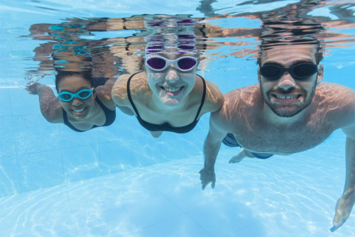 Очки для плавания "IX-1400", от 14 лет (Bestway 21077 BW)