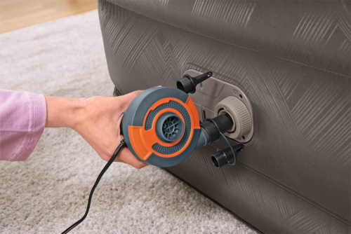 Надувная кровать Fortech Airbed 97х191х46 см, встроенный насос 220V (Bestway 69048 BW)