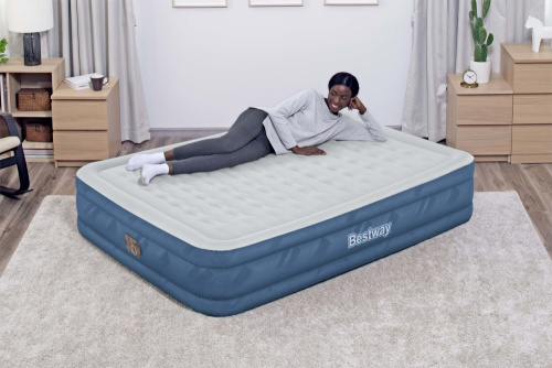 Надувная кровать Fortech 203х152х36 см, встроенный насос 220V (Bestway 69135 BW)