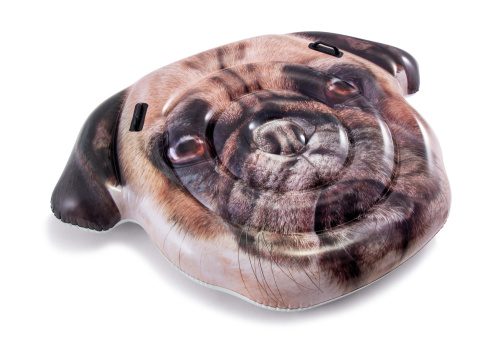 Надувной плотик "Мопс" 173х130 см (Intex 58785)