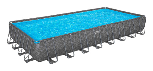 Каркасный бассейн Bestway APX 365, 956х488х132 см + песочный фильтр-насос 8327 л/ч, тент, лестница, наполнитель Polysphere (561KJ BW)