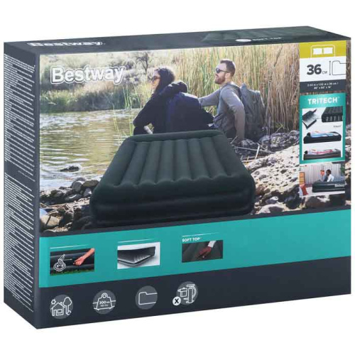 Надувная кровать Tritech 152х203х36 см с подголовником (Bestway 67699 BW)