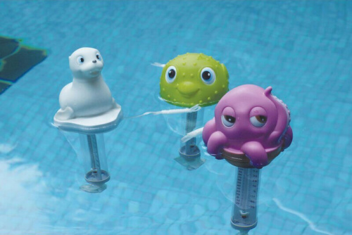 Термометр-игрушка "Тюлень" для измерения температуры воды в бассейне (Kokido K265DIS/6P)