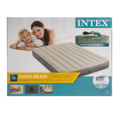 Надувной матрас Dura-Beam Basic Series 137х191х25 см (Intex 64102)