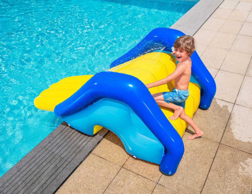 Надувная горка 247х124х100 см "Гигант", от 3 лет (Bestway 52453 BW)