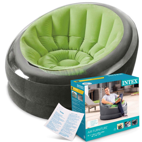 Кресло надувное Empire Chair 112х109х69 см, 3 цвета (Intex 66582) Кресло надувное Empire Chair 112х109х69 см, 3 цвета (Intex 66582)