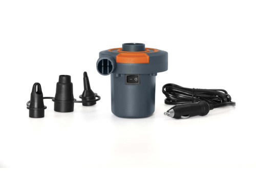 Насос электрический Sidewinder AC/DC, 12В/220В с адаптером, 3 насадки в комплекте (Bestway 62142 BW)