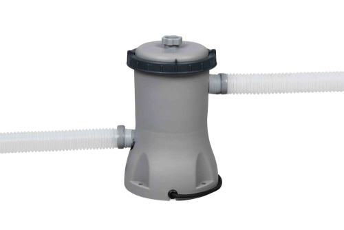 Каркасный бассейн Bestway 366х122 см + фильтр-насос 2006 л/ч, лестница, тент, навес (5619K BW)