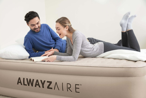 Надувная кровать AlwayzAire Fortech 152х203х51 см, встроенный насос 220V с автоподкачкой (Bestway 69037 BW) Надувная кровать AlwayzAire Fortech 152х203х51 см, встроенный насос 220V с автоподкачкой (Bestway 69037 BW)