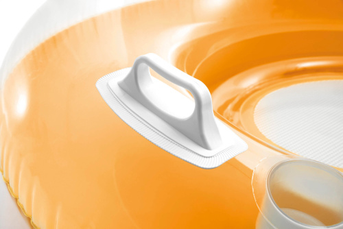 Надувной круг-кресло 119 см с ручками и подстаканником, 2 вида, от 8 лет (Intex 58883)