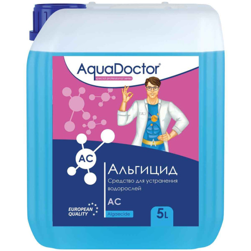 AquaDoctor AC, 5 л, альгицид непенящийся для борьбы с водорослями (1554) AquaDoctor AC, 5 л, альгицид непенящийся для борьбы с водорослями (1554)