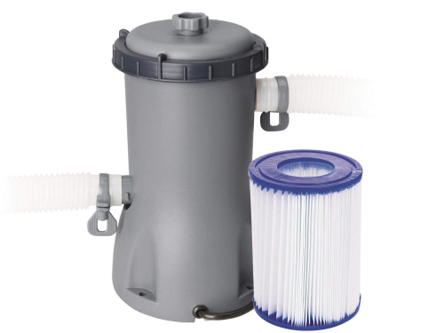 Каркасный бассейн Bestway 427х107 см + фильтр-насос 3028 л/ч, тент, лестница, подстилка (56641 BW)