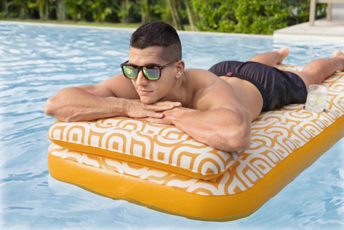 Надувной матрас для плавания 183x84 см "Comfort Plush Deluxe" (Bestway 43836 BW)