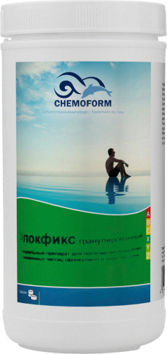 Флокфикс гранулированный, 1 кг, средство для поглощения  взвешенных частиц, Chemoform