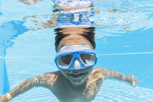 Маска для плавания "Lil' Caymen", от 3 лет (Bestway 22011 BW)