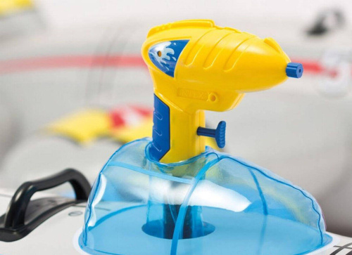 Надувная игрушка-наездник 132х130 см "Самолеты" от 3 лет (Intex 57537)