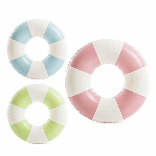 Надувной круг 91 см "Домик у моря", от 9 лет, 3 цвета (Intex 59271)