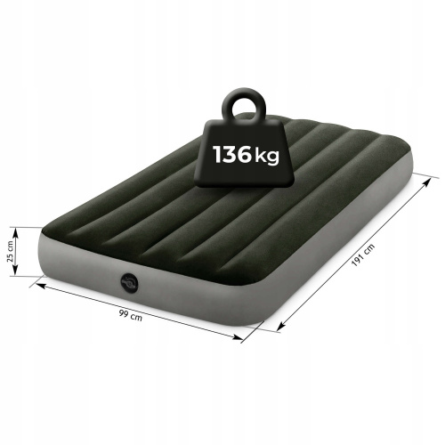 Надувной матрас Prestige Downy Airbed Fiber-Tech 99х191х25 см (Intex 64107)