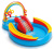 Игровой центр 297х193х135 см "Радуга" с горкой, распылителем и шарами, 381 л, от 3 лет (Intex 57453)