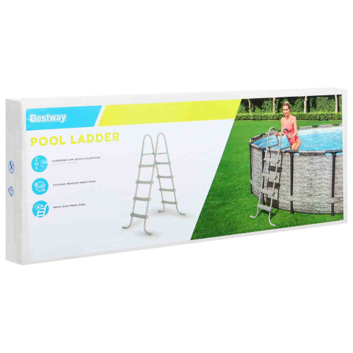 Лестница для бассейнов до 122 см, 4 ступеньки, без площадки (Bestway 58336 BW)