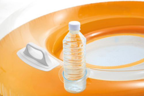 Надувной круг-кресло 119 см с ручками и подстаканником, 2 вида, от 8 лет (Intex 58883)