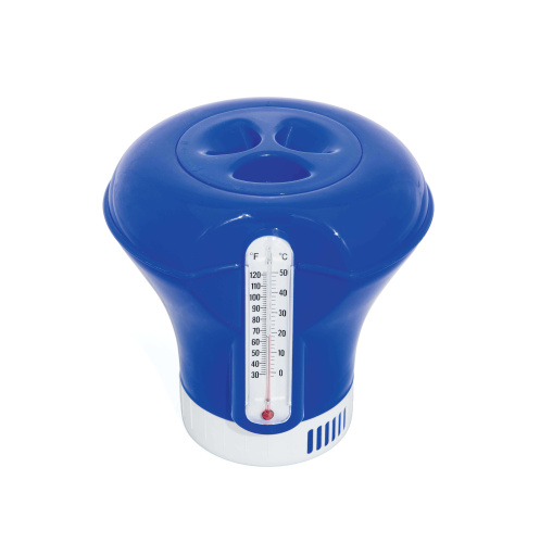 Поплавок-дозатор с термометром 18,5 см для химии в таблетках (Bestway 58209 BW)