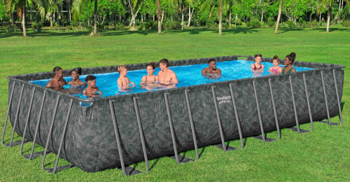 Каркасный бассейн Bestway APX 365, 732х366х132 см + песочный фильтр-насос 6056 л/ч, тент, лестница, наполнитель Polysphere (561KG BW)