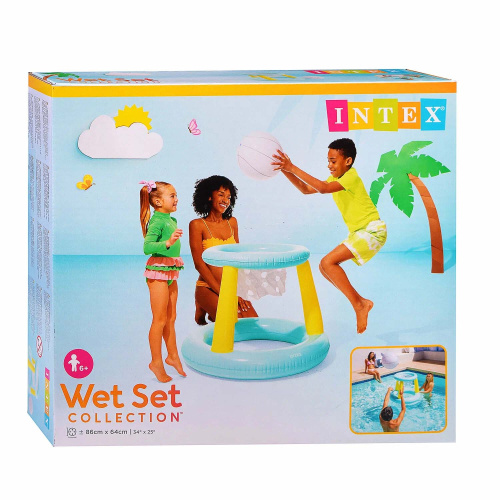 Комплект для игры в баскетбол, 86х64 см, от 6 лет (Intex 56500)