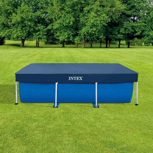Тент для каркасного бассейна Rectangular Frame Pools 260х160 см (Intex 28036)