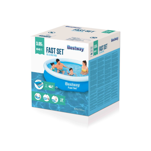 Бассейн надувной Bestway Fast Set Pools 305х66 см (57456 BW)