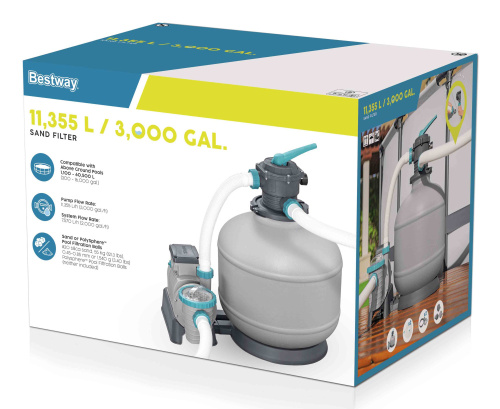 Песочный фильтр-насос Bestway 11355 л/ч (58486 BW)