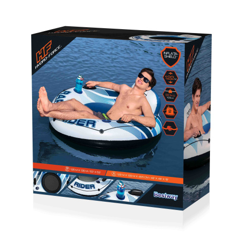 Надувной круг-кресло для отдыха на воде 135 см (Bestway 43116 BW)