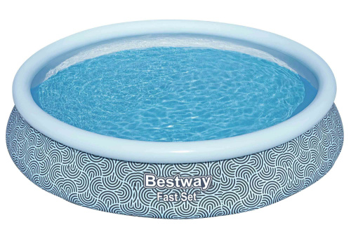 Бассейн надувной Bestway Fast Set Pools 396х84 см + фильтр-насос 2006 л/ч (57376 BW)