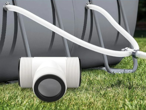 Т-образный тройник-соединитель для подключения шлангов 38 мм, 1 1/2" (10356)