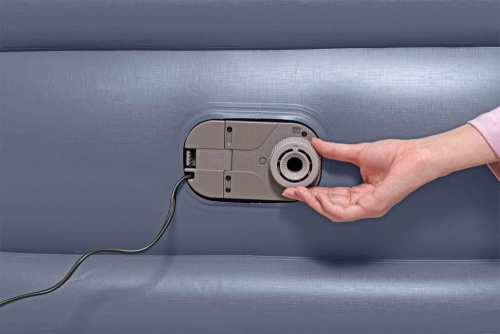 Надувная кровать Tritech 191х97х51 см, встроенный насос 220V (Bestway 6713G BW)