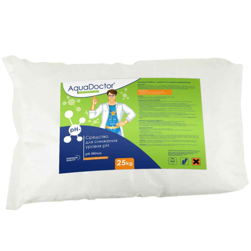 AquaDoctor pH Minus, 25 кг, средство для снижения уровня pH (15619)