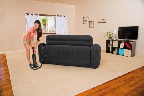 Надувной диван-трансформер Pull-Out Sofa, 193х231х66 см (Intex 68566)