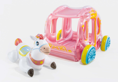 Игровой центр 145х135х104 см "Карета принцессы", от 3 лет (Intex 56514)