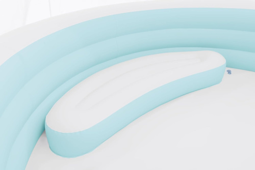 Детский надувной бассейн с навесом для отдыха, 277x221x137 см, 830 л, от 3 лет (Intex 57195)