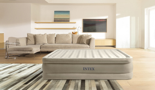 Надувная кровать Dura-Beam Deluxe Series 152х203х46 см, встроенный насос 220V (Intex 64428) Надувная кровать Dura-Beam Deluxe Series 152х203х46 см, встроенный насос 220V (Intex 64428)