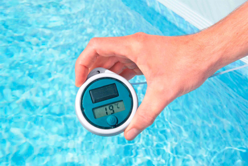 Термометр цифровой на солнечных батареях, для измерения температуры воды в бассейне (Bestway 58764 BW)