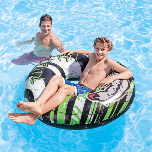 Надувной круг 122 см "Речная крыса", от 9 лет (Intex 68209)