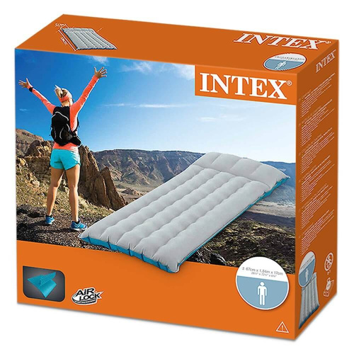 Надувной матрас Camping Mats 67х184х17 см (Intex 67997)