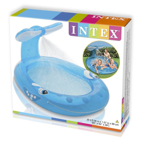 Детский надувной бассейн 208х163х99 см "Кит" 269 л, от 2 лет (Intex 57435) Детский надувной бассейн 208х163х99 см "Кит" 269 л, от 2 лет (Intex 57435)