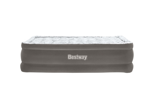 Надувная кровать Tritech Fashion Flock 203х152х56 см, встроенный насос 220V (Bestway 6713E BW)