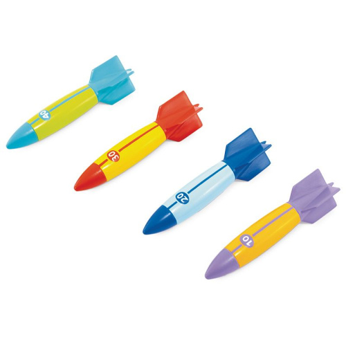 Набор для подводной игры "Торпеды" от 6 лет, 4 цвета в наборе (Intex 55508)