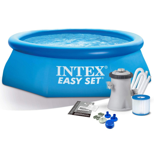 Бассейн надувной Intex Easy Set 244х76 см + фильтр-насос 1250 л/ч (28112) Бассейн надувной Intex Easy Set 244х76 см + фильтр-насос 1250 л/ч (28112)