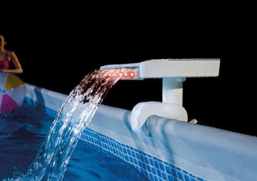 Водопад для бассейна с цветной LED-подсветкой (Intex 28090) Водопад для бассейна с цветной LED-подсветкой (Intex 28090)